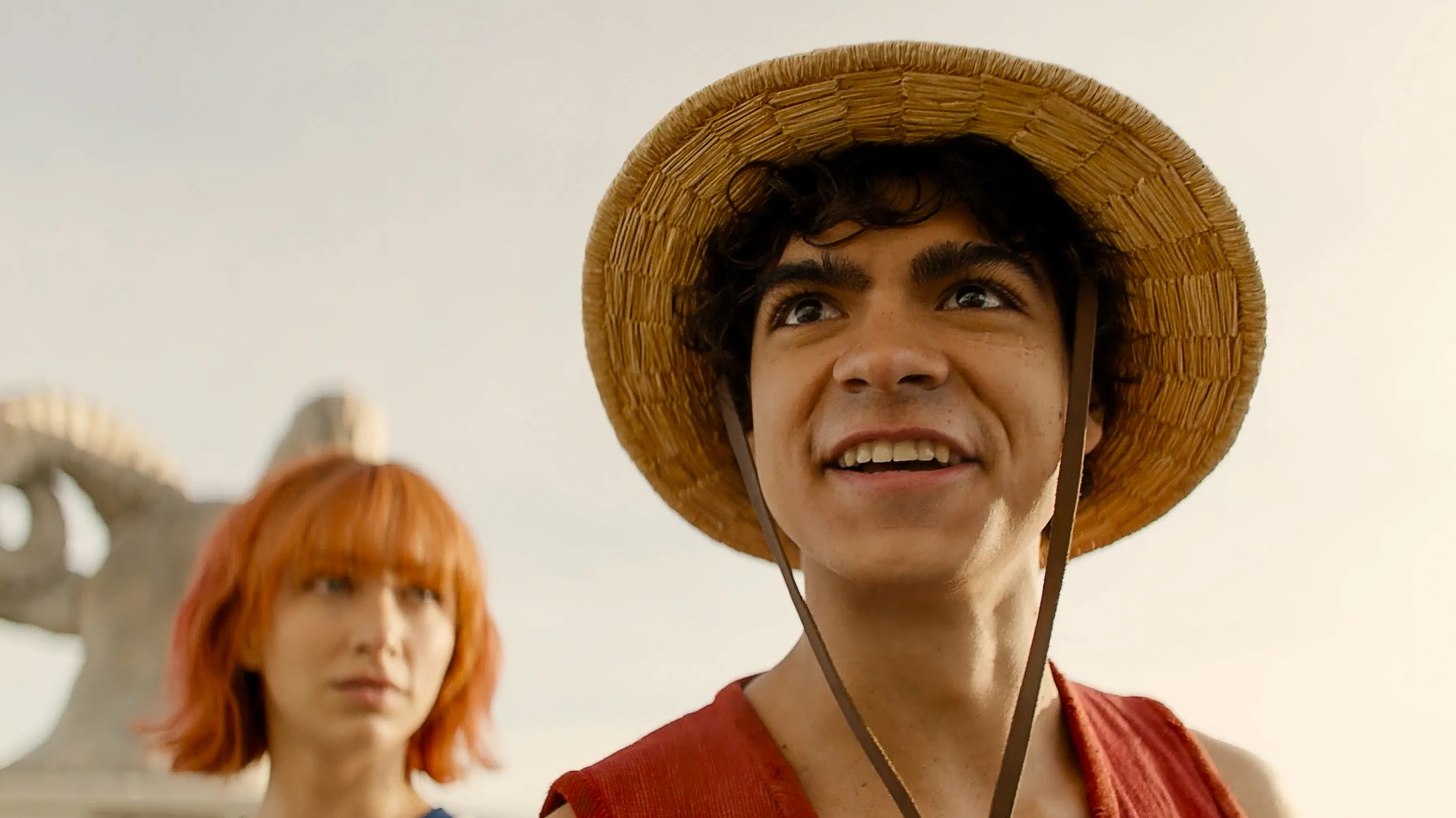 興奮を隠せないルフィ